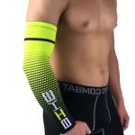 2 pièces Cool hommes Sport cyclisme en cours d'exécution vélo UV Protection solaire manchette couverture de Protection bras manches vélo bras chauffe-bras manches