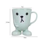 Gobelets d'eau Anti-chute pour enfants | Dessin animé mignon, gobelet pour bébé, multifonction paille de blé, tasse d'alimentation avec poignée
