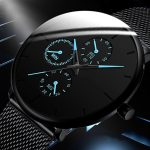 Relogio Masculino 2020 hommes montres mâle horloge montre à Quartz décontracté mince maille en acier hommes montre étanche concepteur Sport montre