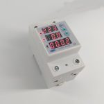 Affichage Din rail 63A 230V 3 en 1 | Dispositif de protection réglable sur et sous tension, relais de protection avec protection contre les surcharges
