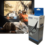 ELPGS03 bluetooth obturateur lunettes 3D actives pour Epson Home Cinema 3D projecteurs