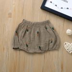 Shorts pour bébés filles | Pantalons pour bébés garçons, plis bouffants, motif Triangle, pantalons PP pour tout-petits