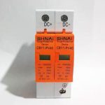 Dispositif de protection contre les surtensions SPD DC 500V 800V 1000V 2 P DC1000V 20KA ~ 40KA parafoudre basse tension maison din rail 2 pôles protecteur
