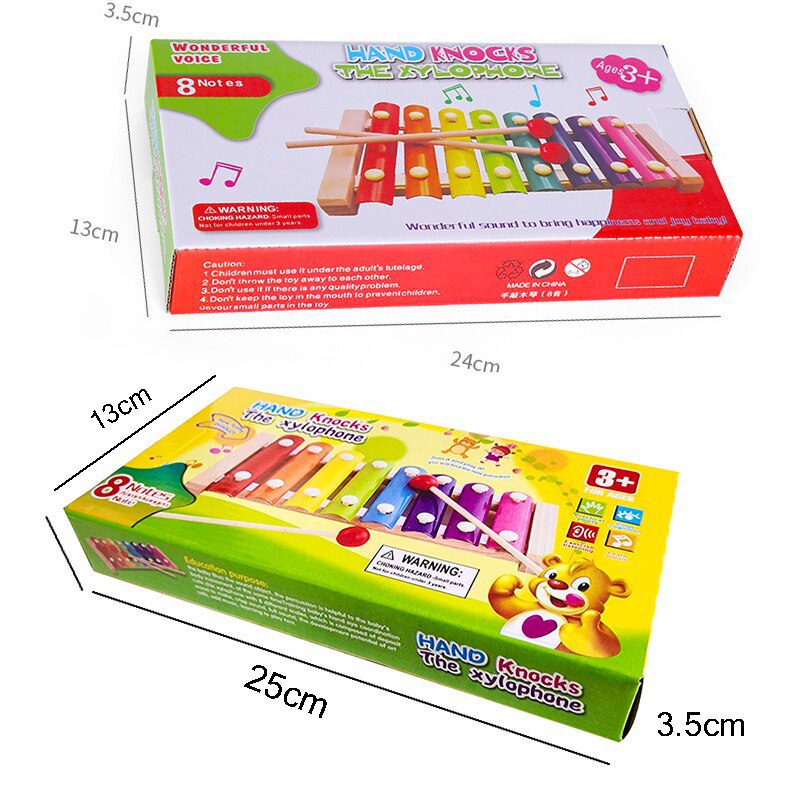 Syengery Xylophone Enfant En Bois – Instrument De Musique Éducatif – Dès 6 Mois – Cadeau Noël Garçons Filles