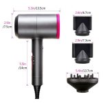 Sèche cheveux vent fort professionnel sèche cheveux Salon sèche chaud & froid vent négatif ionique marteau souffleur sec électrique sèche cheveux