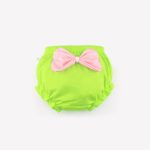 Shorts bouffants pour bébés filles | Culottes 100% coton pour enfants, sous-vêtements pour bébés garçons tout-petit, culottes à nœud papillon, couleur unie