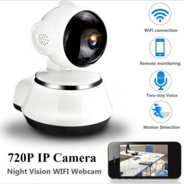 720P HD sans fil Wifi caméra IP caméra de Surveillance de sécurité à domicile 3.6mm lentille grand Angle caméra intérieure soutien Vision nocturne