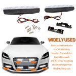 DRL-feux de jour pour voiture | 2 pièces, DRL, antibrouillard, DC12V 6000K, étanchéité Super lumineuse, élégant