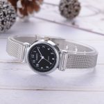 Meilleure vente femmes décontracté Quartz mode maille ceinture montre analogique montre-bracelet pour les femmes Laides Relogio Feminino Dropshipp 2020Ja