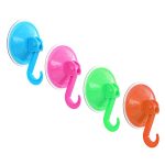 Crochet à suspendre aspirateur ventouse crochet ventouse mur crochets sans poinçon plastique crochet cuisine salle de bain accessoires couleur aléatoire