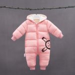 2020 salopette hiver combinaison bébé nouveau-né Plus velours snowsuit vêtements de neige manteau garçon chaud barboteuse bas coton fille vêtements body