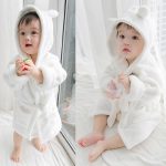 Offre spéciale bébé peignoir vêtements pour garçons vêtements de nuit Robes bébé serviette de bain nourrissons décontracté hiver chaud Bebe garçon à capuche vêtements de nuit