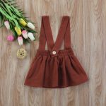 Pudcoco-jupe à bretelles pour filles | Stock US, salopette princesse pour fête d'automne pour bébés filles