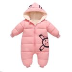 2020 salopette hiver combinaison bébé nouveau-né Plus velours snowsuit vêtements de neige manteau garçon chaud barboteuse bas coton fille vêtements body
