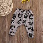 Pudcoco-pantalon en coton pour tout-petits | Tenue longue pour bébés garçons et filles, sarouel