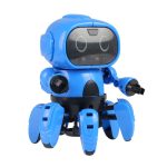 LEROY capteur intelligent Robot tige à 6 pattes détection de geste infrarouge éviter Obstacle marche/danse Robot jouet bricolage