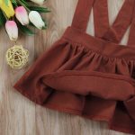 Pudcoco-jupe à bretelles pour filles | Stock US, salopette princesse pour fête d'automne pour bébés filles