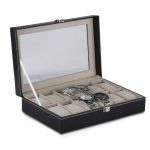 12 grille écrin de montre montre bracelet boîte de rangement bijoux rangement organisateur