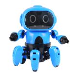 LEROY capteur intelligent Robot tige à 6 pattes détection de geste infrarouge éviter Obstacle marche/danse Robot jouet bricolage