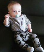 Pudcoco-pantalon en coton pour tout-petits | Tenue longue pour bébés garçons et filles, sarouel