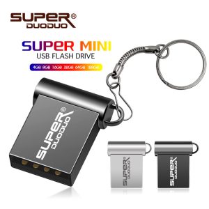 Super mini clé usb 64 GB 32 GB métal clé usb 16 GB 8 GB 4 GB lecteur flash portable 128 GB clé usb stockage flash disque