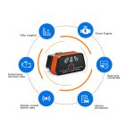 Vgate iCar2 ELM327 scanner bluetooth obd2 elm 327 V2.1 obd 2 wifi icar 2 scanner de diagnostic automatique pour android/ordinateur/IOS lecteur de code