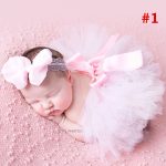 Jupe Tutu et bandeau pour nouveau-né rose menthe | Tenue Tutu pour bébés, accessoire de photographie pour nouveau-né, pettijupe, Costume pour nouveau-né TS034