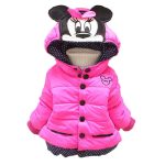 Vestes d'hiver Minnie Mickey pour filles | Vêtements pour bébés, manteaux à capuche pour enfants, vêtements d'extérieur chauds pour bébés garçons