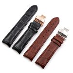 Accessoires de montre bracelet en cuir pour Tissot bracelet 22mm23mm24mm1853 bibliothèque T035 hommes en cuir noir T610028591 montre hommes bracelet