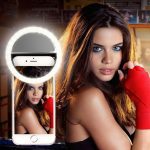Selfie anneau téléphone portable pince lentille lumière lampe Litwod Led ampoules d'urgence batterie sèche pour appareil Photo bien Smartphone beauté