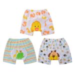 Shorts PP pour bébés | 3 pièces, en coton, tenue d'été légère et respirante, Style Animal, livraison gratuite, QD31