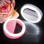Selfie anneau téléphone portable pince lentille lumière lampe Litwod Led ampoules d'urgence batterie sèche pour appareil Photo bien Smartphone beauté