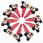 Bande élastique en Nylon 10 pièces Mickey Minnie Daisy | Cheveux, bande élastique pour cheveux, bandeau pour enfants, accessoires pour cheveux, bande de cheveux de fille, gomme pour cheveux de dessin animé