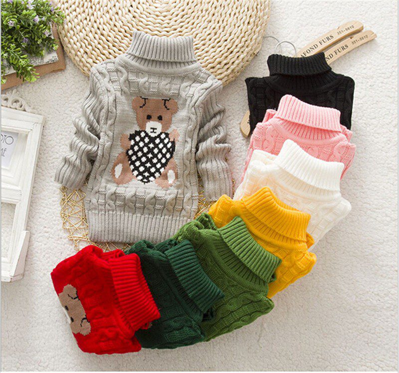 Enfants-vêtements-de-haute-qualité-bébé-filles-garçons-pulls-col-roulé-chandails-automne-hiver-chaud-dessin-animé-vêtements-vêtements-enfants-pull Enfants vêtements de haute qualité bébé filles garçons pulls col roulé chandails automne hiver chaud dessin animé vêtements vêtements enfants pull
