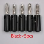 Vis de enceintes banane or 10 pièces | 4mm, connecteurs de plaques, en STOCK, livraison gratuite, noir rouge, vente en gros