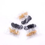 120 pièces 20 groupe jaune ensemble haute qualité en caoutchouc espace haricots pour mer carpe mouche pêche accessoires Spinner appât poisson Sport outil visage