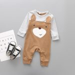 2020 mignon animaux printemps bébé barboteuse nouveau-né bébé vêtements enfants à manches longues sous-vêtements coton garçons vêtements bébé filles barboteuse