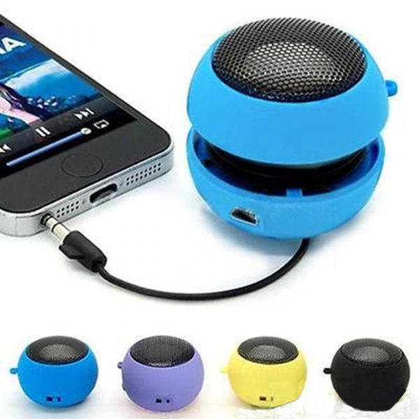 Mini haut-parleurs portables Super basse Colum Spinner musique stéréo Audio musique lecteur MP3 pour téléphone Portable tablette Hamburger haut-parleur