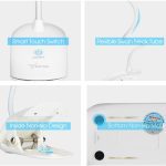 YAGE YG-5933 lampe de bureau USB led lampe de Table 14 LED lampe de Table avec pince lit lecture livre lumière LED lampe de bureau Table tactile 3 Modes