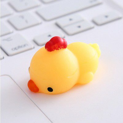 Lot De 3 Jouets Anti-stress En Forme De Poule Pondeuse - Porte-clés Amusant En Caoutchouc Latex - Gadget Rigolo Pour Enfants Et Ados