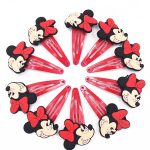 Bande élastique en Nylon 10 pièces Mickey Minnie Daisy | Cheveux, bande élastique pour cheveux, bandeau pour enfants, accessoires pour cheveux, bande de cheveux de fille, gomme pour cheveux de dessin animé