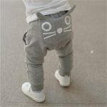 Vêtements de printemps automne pour enfants | Sarouel, pantalon en coton style hibou, à la mode, pour garçons et filles