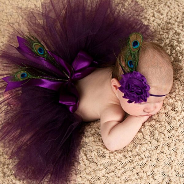 Ensemble jupe et bandeau Tutu pour bébés | Ensemble complet Tutu pour nouveaux-nés petites filles, accessoires de photographie, vêtements princesse pour nourrissons
