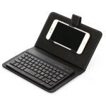 Pour 4.5-6.8 pouces téléphone génération Bluetooth clavier souris étui Portable en cuir sans fil clavier étui pour IPhone Android
