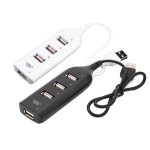 Micro USB Hub 2.0 Multi Port USB 4 Ports Hub USB haute vitesse Hab avec interrupteur marche/arrêt séparateur USB pour accessoires PC ordinateur