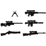 Militaire Swat arme blocs de construction armes Pack ville Police soldat constructeur série WW2 armée accessoires MOC brique garçons cadeau jouets