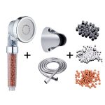 VIP link 3 fonction réglable Jetting pomme de douche salle de bain haute pression eau poche économie filtre SPA pommes de douche avec boîte