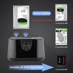 Double baie SSD/HDD station d'accueil disque dur amarrage Sata III à USB3.0 station d'accueil clone fonction pour 2.5/3.5 hdd ordinateur portable