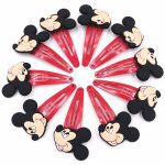 Bande élastique en Nylon 10 pièces Mickey Minnie Daisy | Cheveux, bande élastique pour cheveux, bandeau pour enfants, accessoires pour cheveux, bande de cheveux de fille, gomme pour cheveux de dessin animé