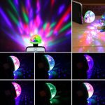 Mini USB LED Disco scène lumière Portable famille fête boule magique coloré barre lumineuse Club scène effet lampe pour téléphone Portable